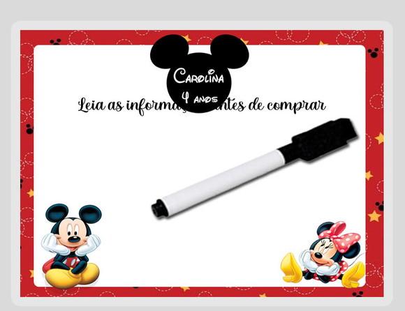 Lousinha Magica Personalizada do Mickey