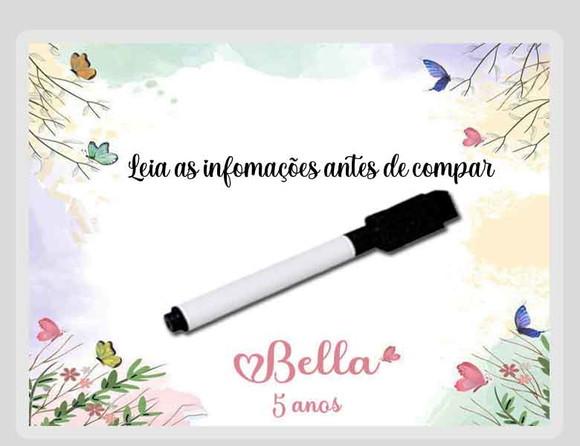 Lousinha Magica Personalizada Jardim das Borboletas
