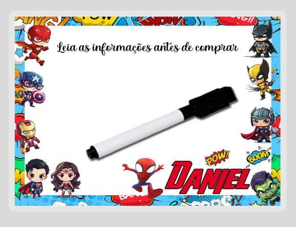 Lousinha Magica Personalizada Vingadores