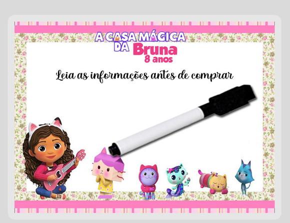 Lousinha Personalizada Casa Mágica da Gabi