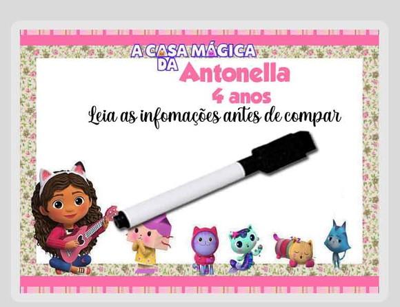 Lousinha Personalizada Casa Mágica da Gabi