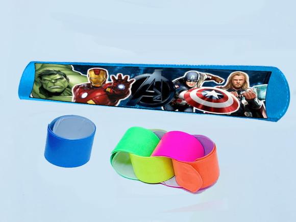 Pulseira Bate e Enrola Cores Sortidas Vingadores