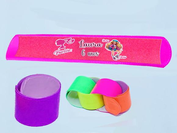 Pulseira Bate e Enrola da Barbie