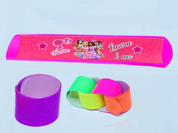 Pulseira Bate e Enrola da Barbie