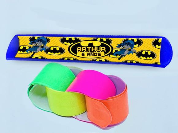 Pulseira Bate e Enrola do Batman