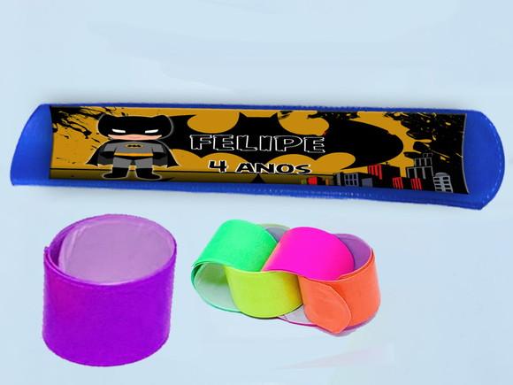 Pulseira Bate e Enrola do Batman