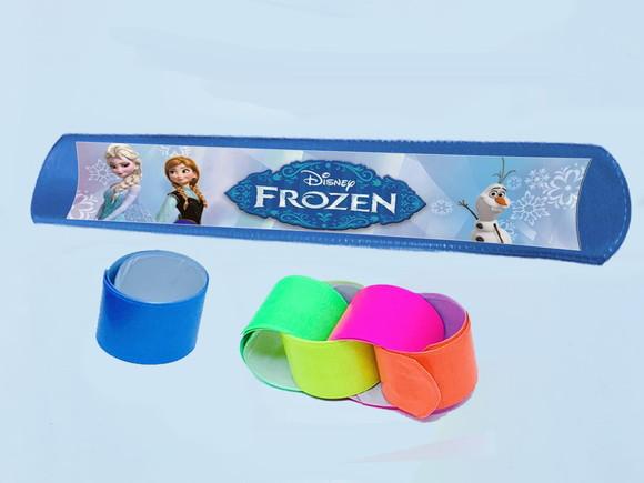 Pulseira Bate e Enrola Frozen