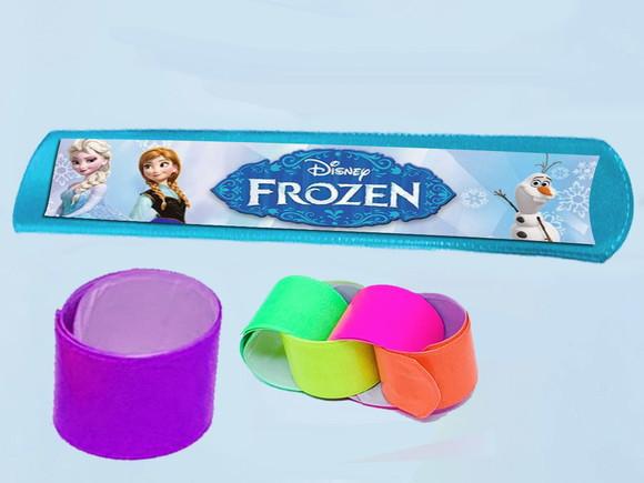 Pulseira Bate e Enrola Personalizada da Frozen