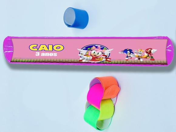 Pulseira Bate Enrola da Amy Rose Sonic