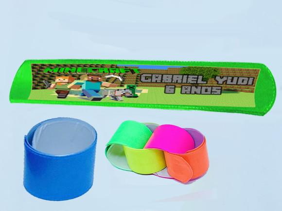 Pulseira Personalizada Minecraft