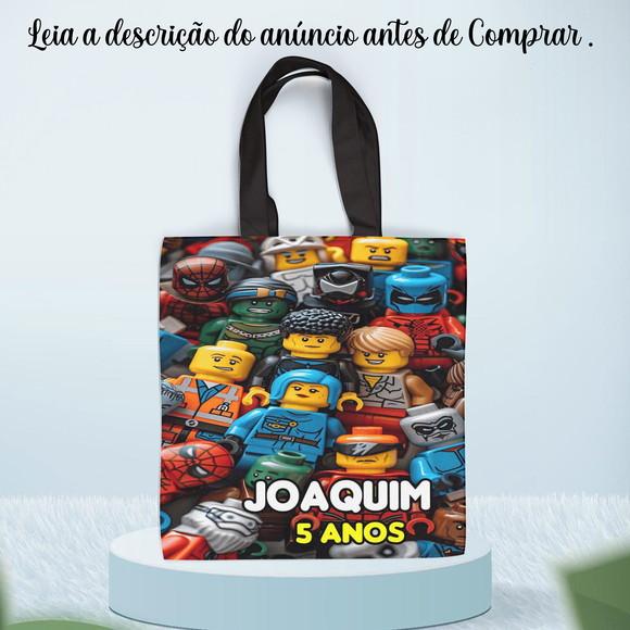Sacolinha de Tecido Personalizada da Lego