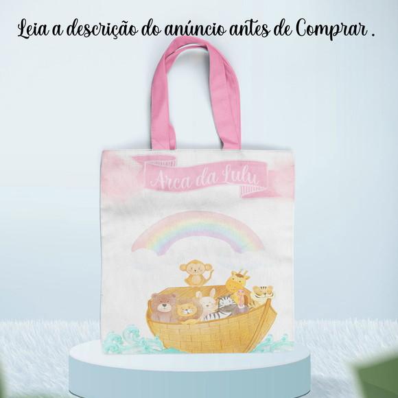 Sacolinha Ecobag Personalizada Arca de Noé