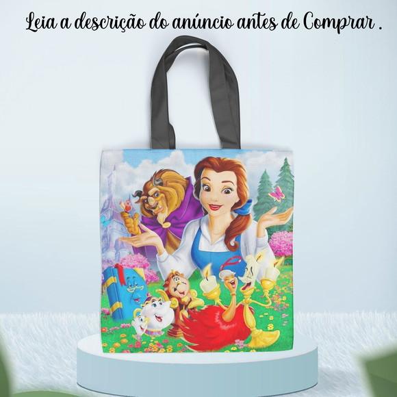 Sacolinha Ecobag Personalizada da Bela e a Fera