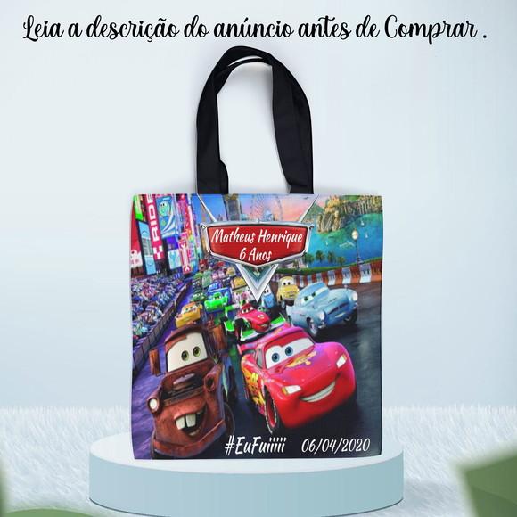 Sacolinha Personalizada Carros Disney