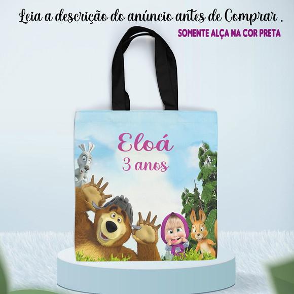 Sacolinha Personalizada da Marsha e o Urso