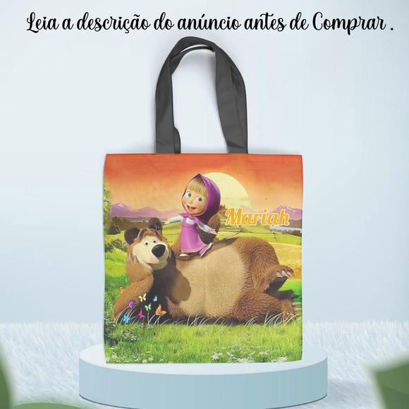 Sacolinha Personalizada da Marsha e o Urso