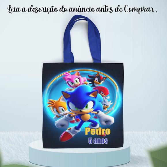Sacolinha Personalizada do Sonic