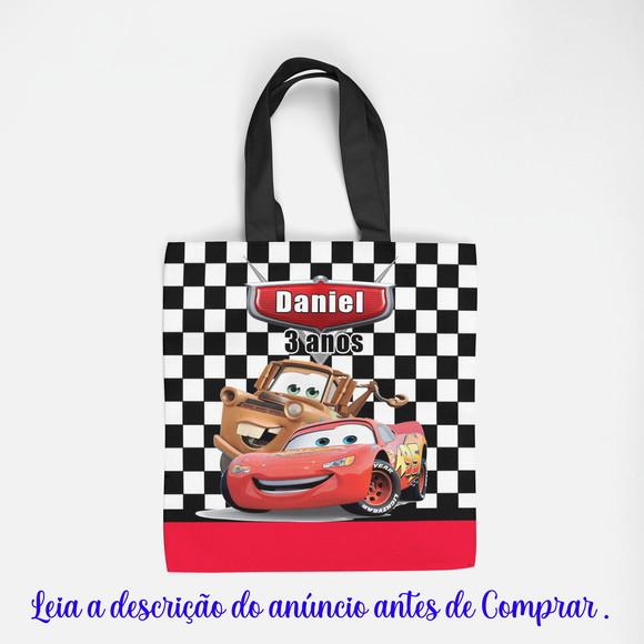 Sacolinha Personalizada dos Carros Disney
