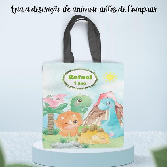 Sacolinha Personalizada dos Dinossauros Baby