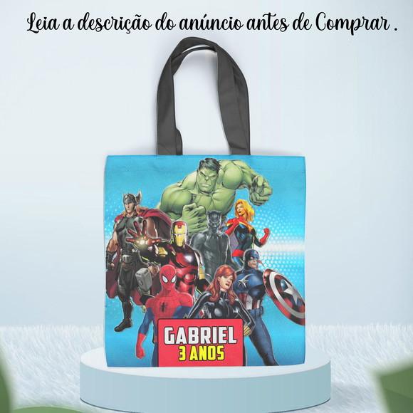 Sacolinha Personalizada dos Vingadores