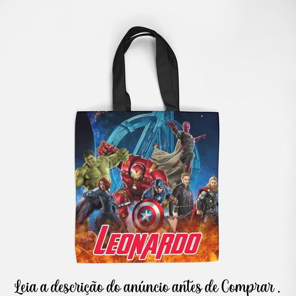Sacolinha Personalizada dos Vingadores