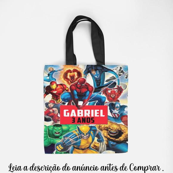 Sacolinha Personalizada dos Vingadores