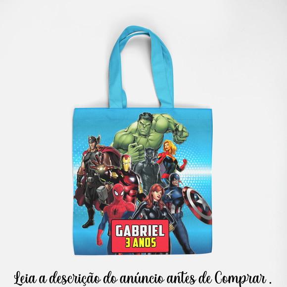 Sacolinha Personalizada dos Vingadores