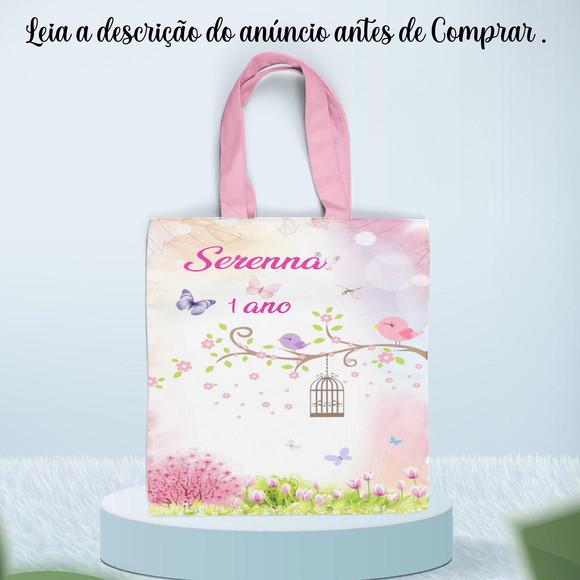 Sacolinha Personalizada Jardim Encantado