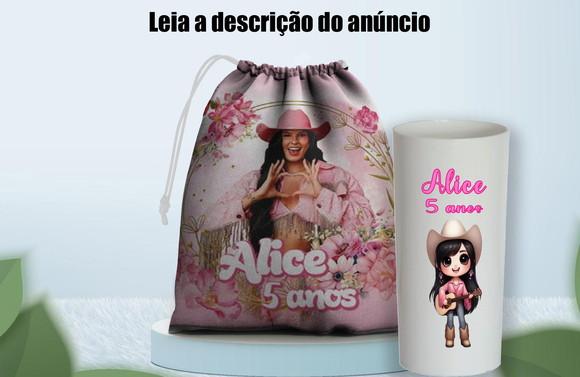 Sacolinha Surpresa e Copo Twister Ana Castela