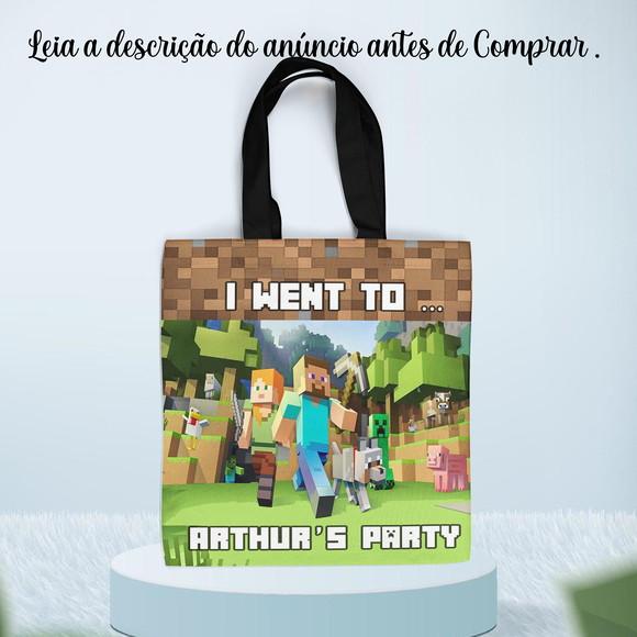 Sacolinha Surpresa para Lembrancinhas do Minecraft
