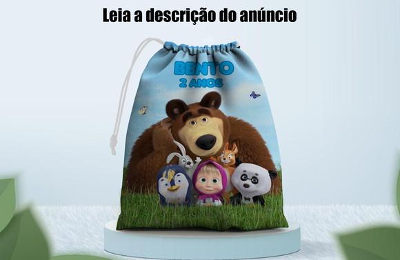 Sacolinha Surpresa para Lembrancinhas Marsha e o Urso