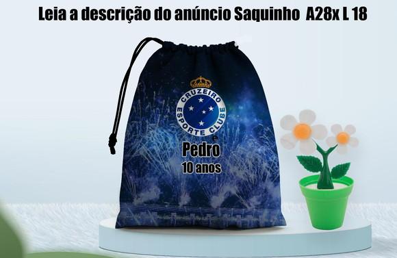 Saquinho Personlizado 28x18 Cruzeiro Futebol Clube