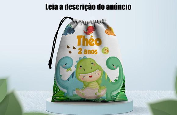 Saquinho Surpresa 28x18 Dinossauros Baby