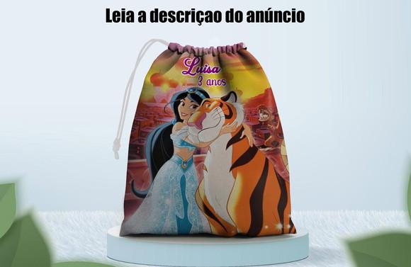 Saquinho Surpresa Personalizado da Pricesa Jasmine