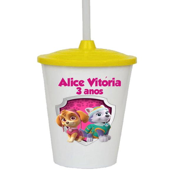 Copo Personalizado Skye e Everest Patrulha Canina
