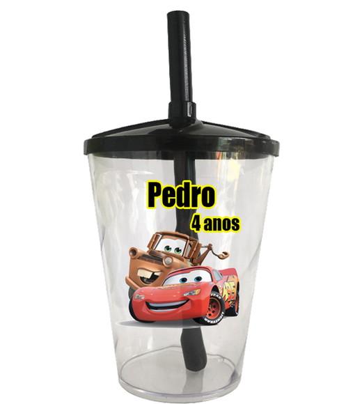 Copo Twister Carros Disney Macqueen