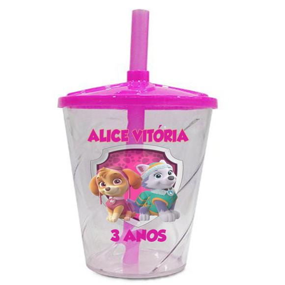 Copo Personalizado Skye e Everest Patrulha Canina