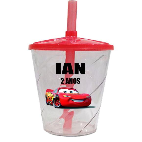 Copo Twister Carros Disney Macqueen