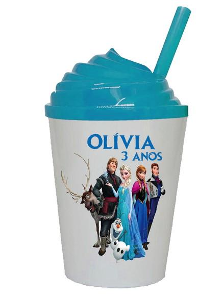 Copo Twister com a Tampa Chantilly Frozen