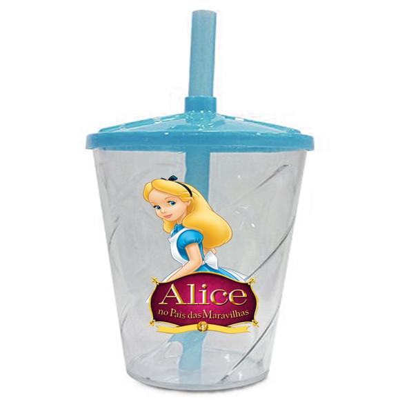 Copo Twister Lembrancinhas Alice no Pais das Maravilhas
