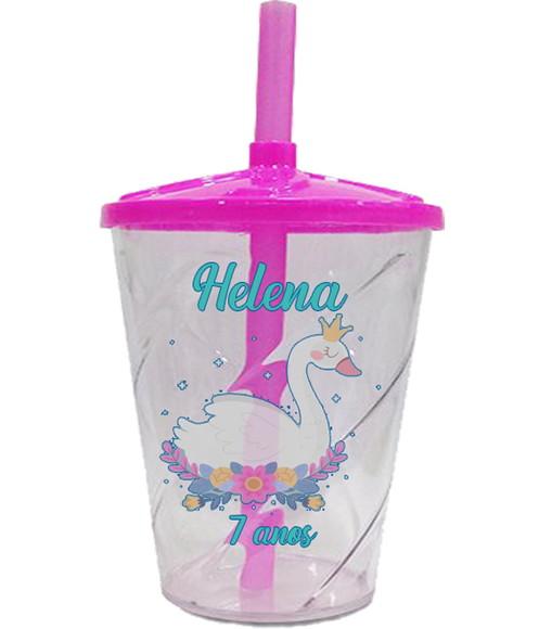 Copo Twister Personalizado Cisne