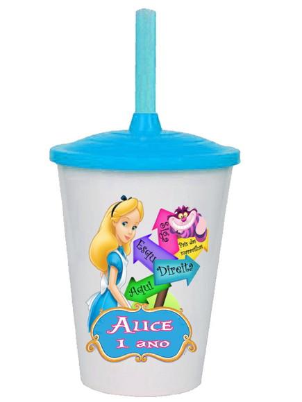Copo Twister Personalizado Da Alice No Pais Das Maravilhas