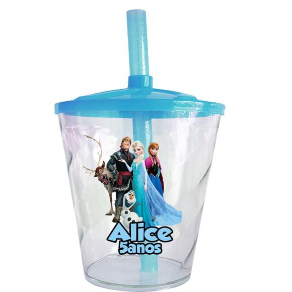 Copo Twister Personalizado Frozen