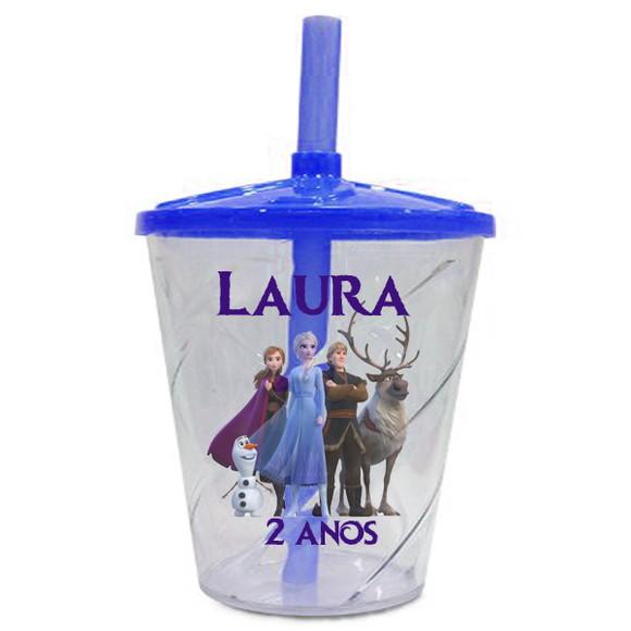 Copo Twister Personalizado Frozen