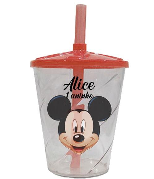 Copo Twister Personalizado Minnie e Mickey Mouse