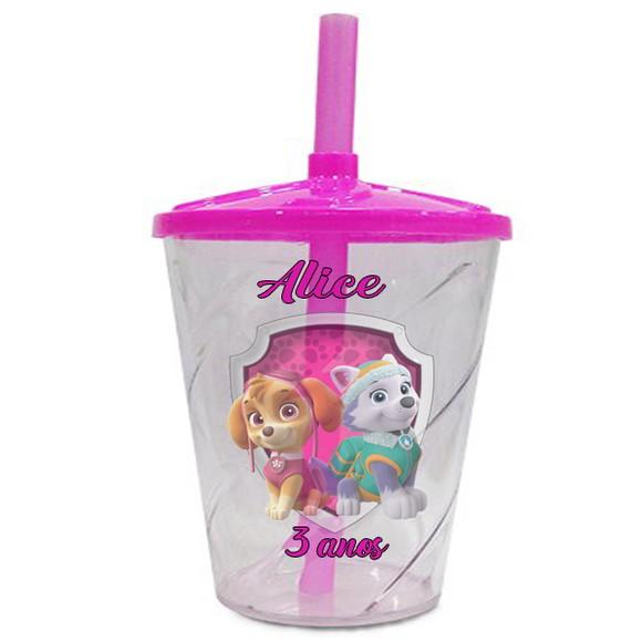Copo Twister Personalizado Patrulha Canina