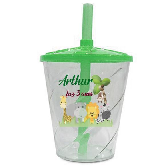 Copo Twister Personalizado Safari Baby