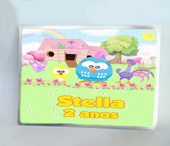 Jogo Americano e Copo Twister Chantily Galinha Pintadinha
