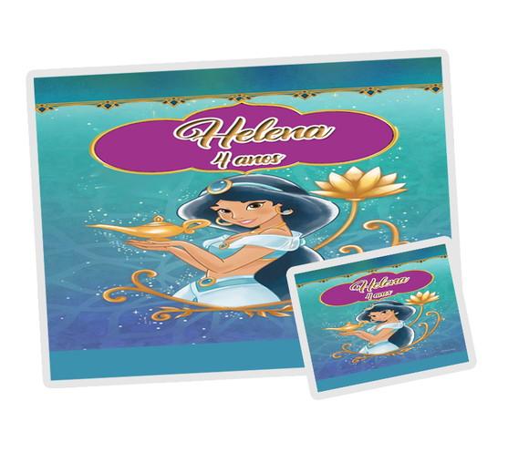 Jogo Americano e Copo Twister da Jasmine