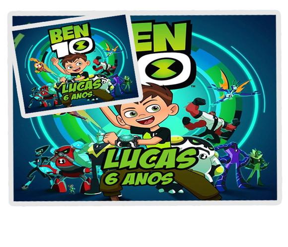 Jogo Americano e Copo Twister do Ben 10